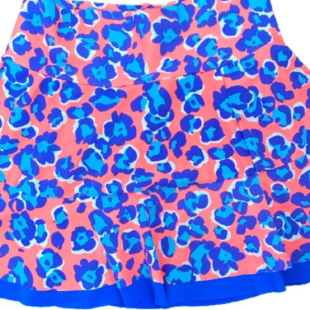Designs Skort - XS red , blue, nylon spandex - Picture 2 of 5
